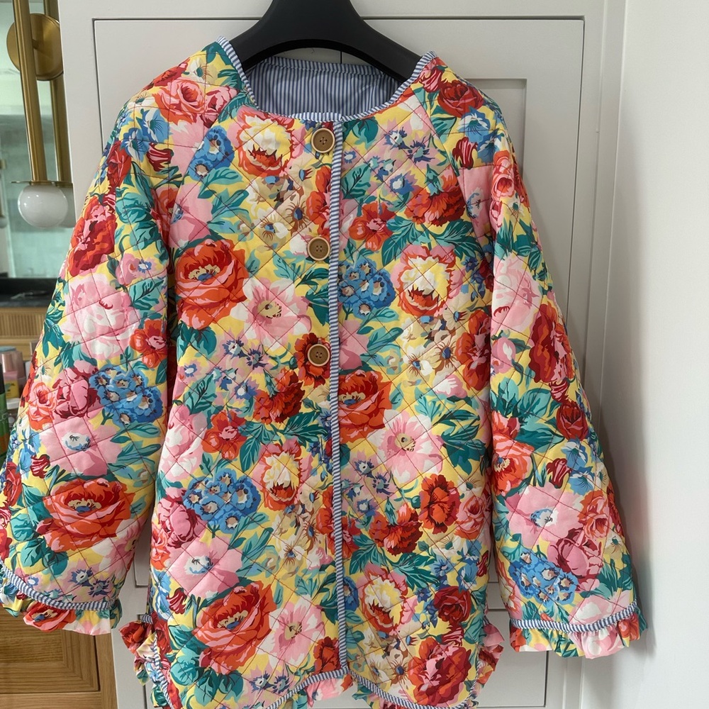 Floral quilted jacket